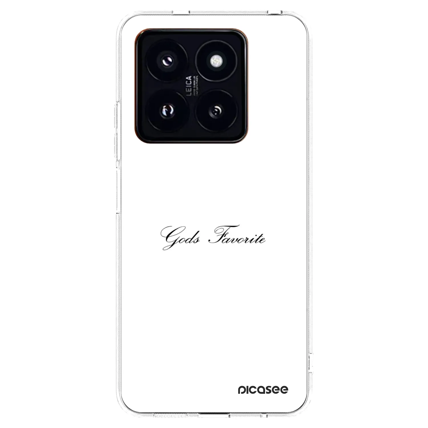 Picasee Xiaomi 14 Pro Hülle - Transparentes Silikon - Gods Favorite