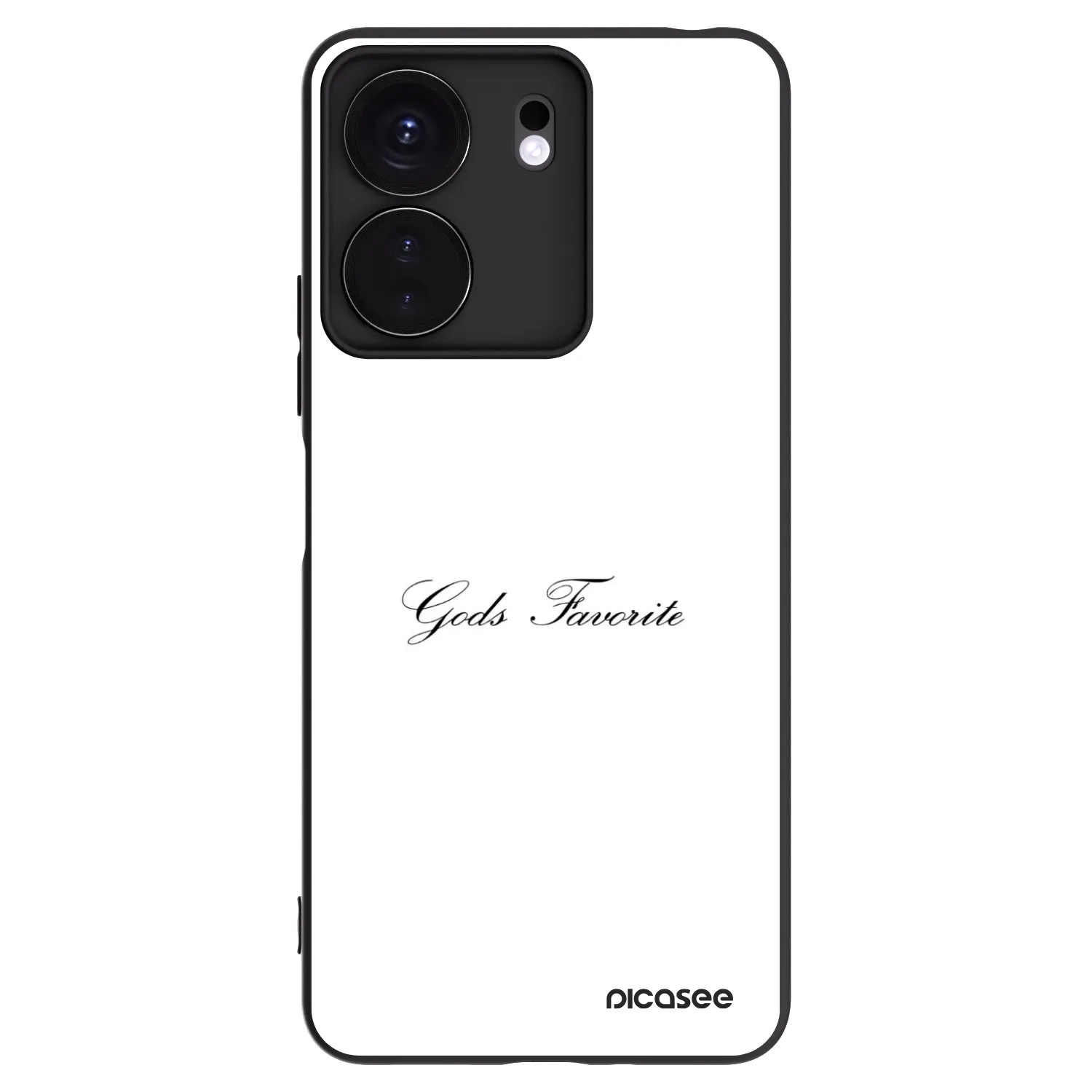 Picasee Xiaomi Redmi 13C 4G Hülle - Schwarzes Silikon - Gods Favorite
