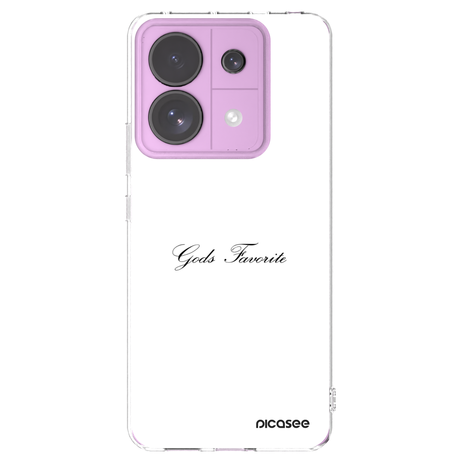Picasee Xiaomi Redmi Note 13 Pro 5G Hülle - Transparentes Silikon - Gods Favorite