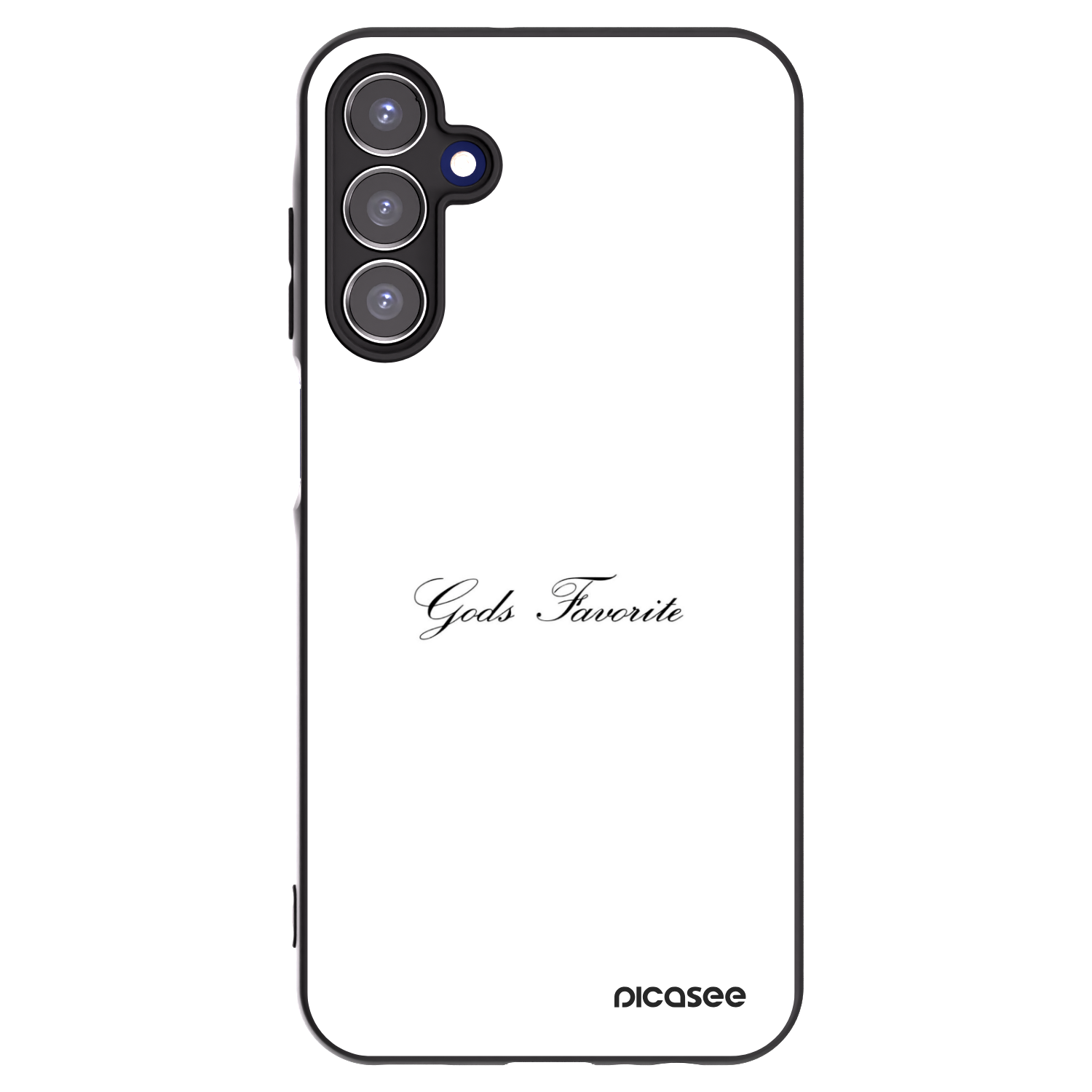 Picasee Samsung Galaxy A15 A155F 4G Hülle - Schwarzes Silikon - Gods Favorite