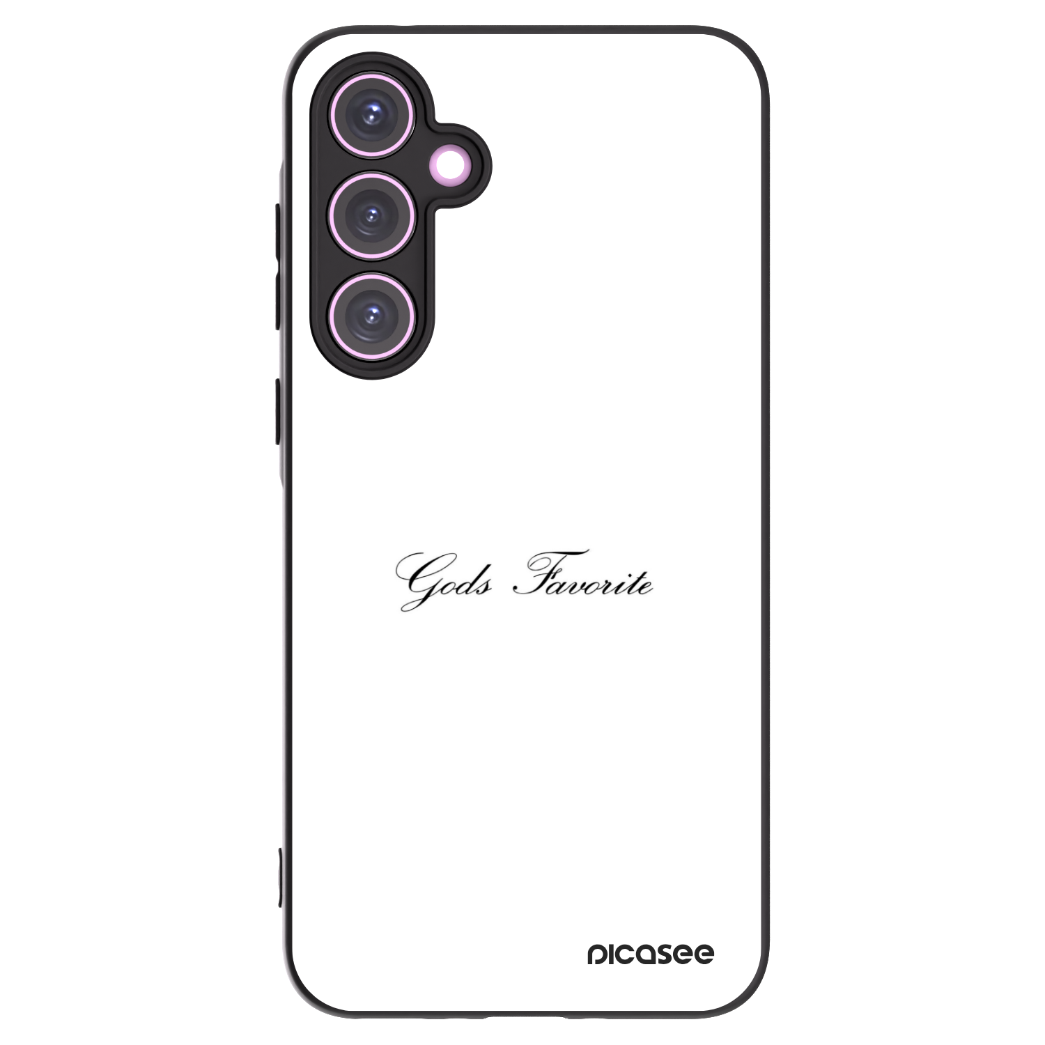 Picasee Samsung Galaxy A35 5G A356B Hülle - Schwarzes Silikon - Gods Favorite