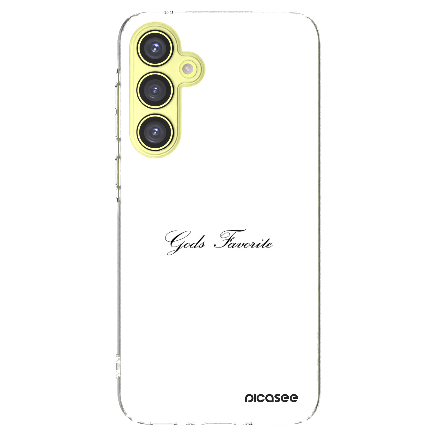 Picasee Samsung Galaxy A35 5G A356B Hülle - Transparentes Silikon - Gods Favorite