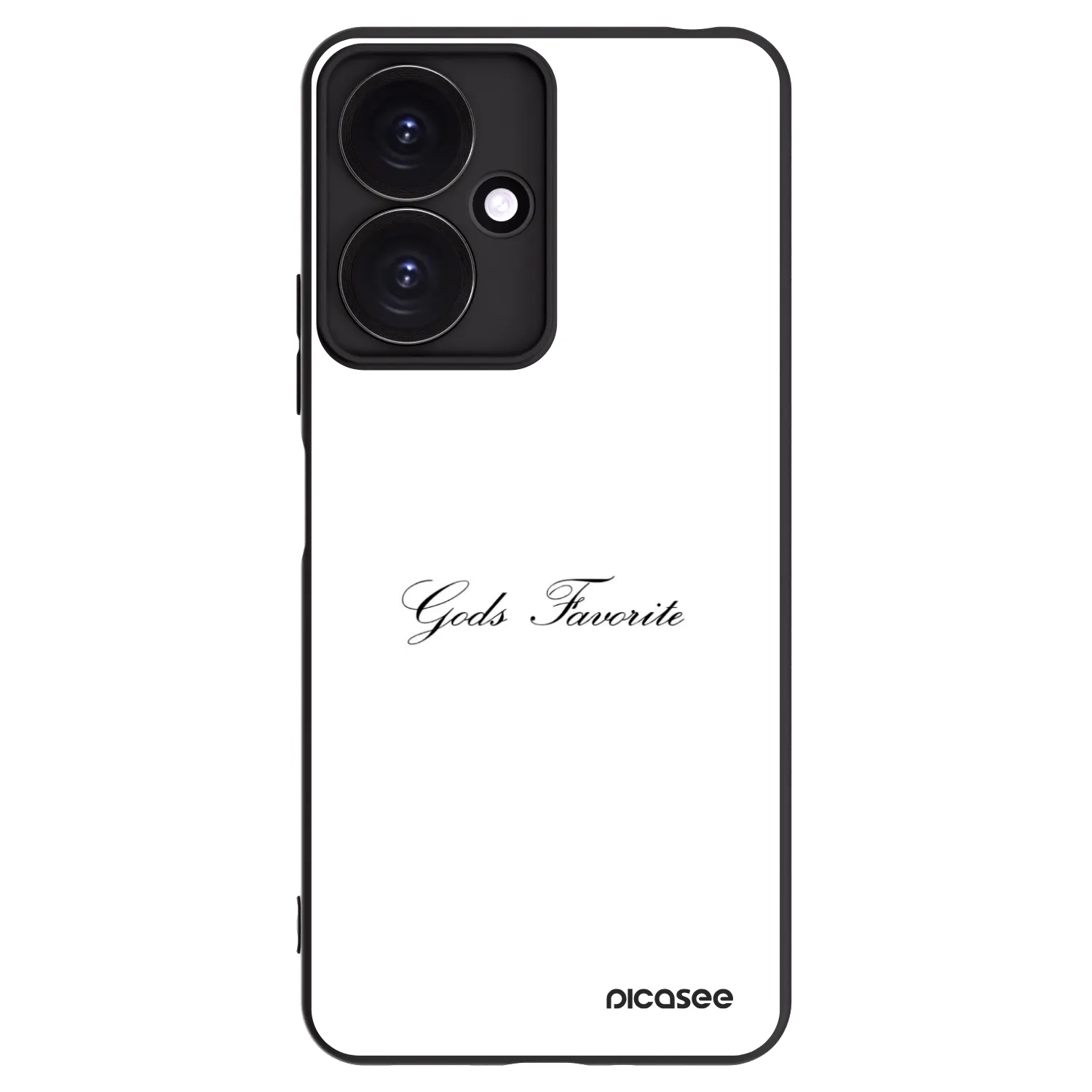 Picasee Xiaomi Redmi 13C 5G Hülle - Schwarzes Silikon - Gods Favorite