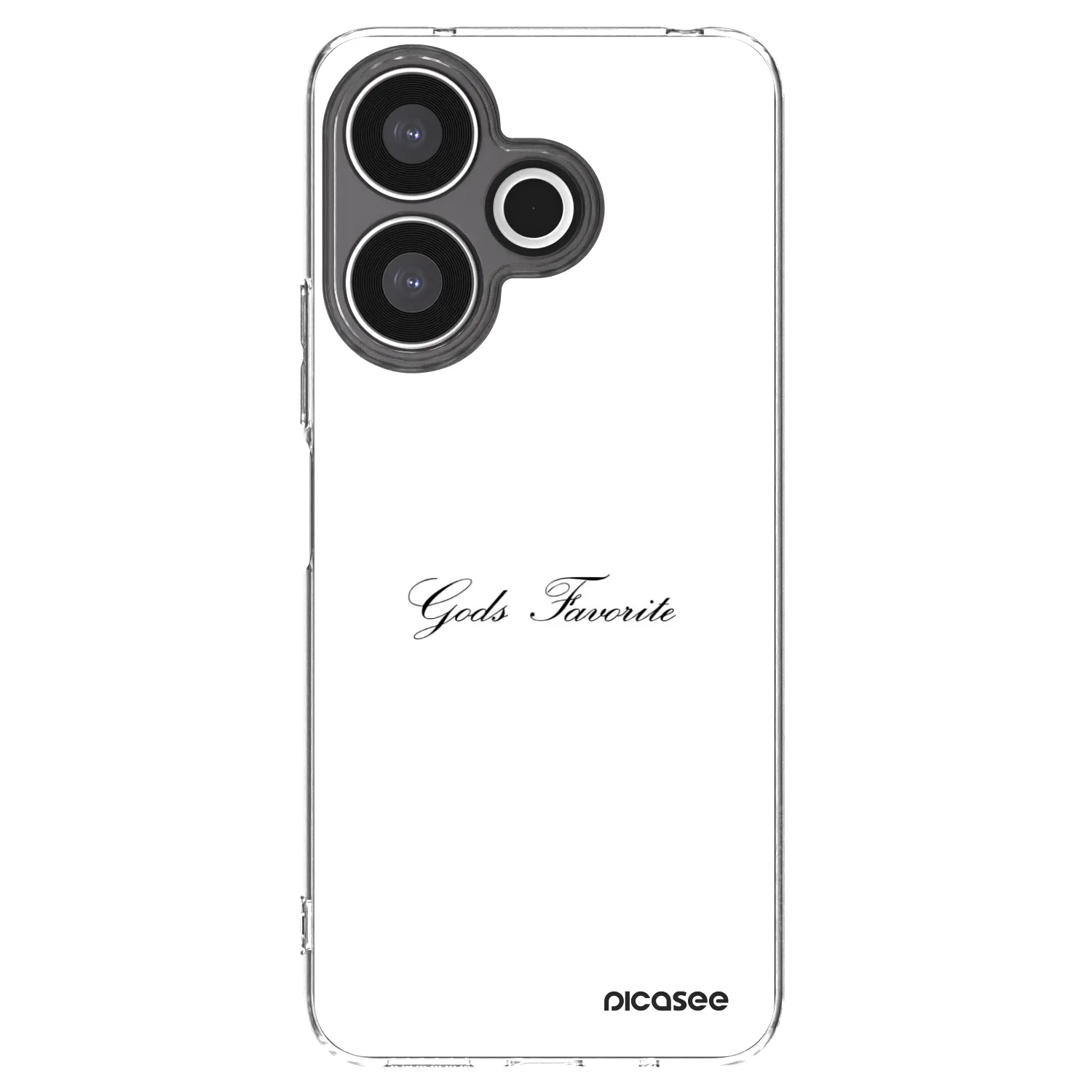 Picasee Xiaomi Redmi 13 4G Hülle - Transparentes Silikon - Gods Favorite