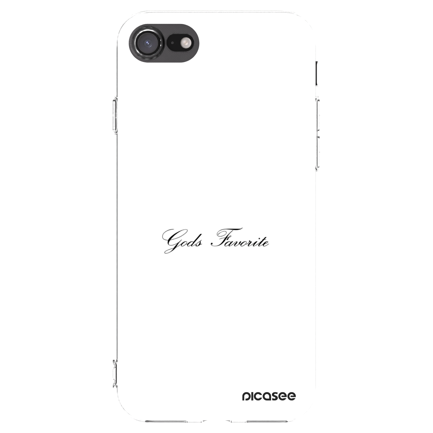 Picasee Apple iPhone 7 Hülle - Transparentes Silikon - Gods Favorite