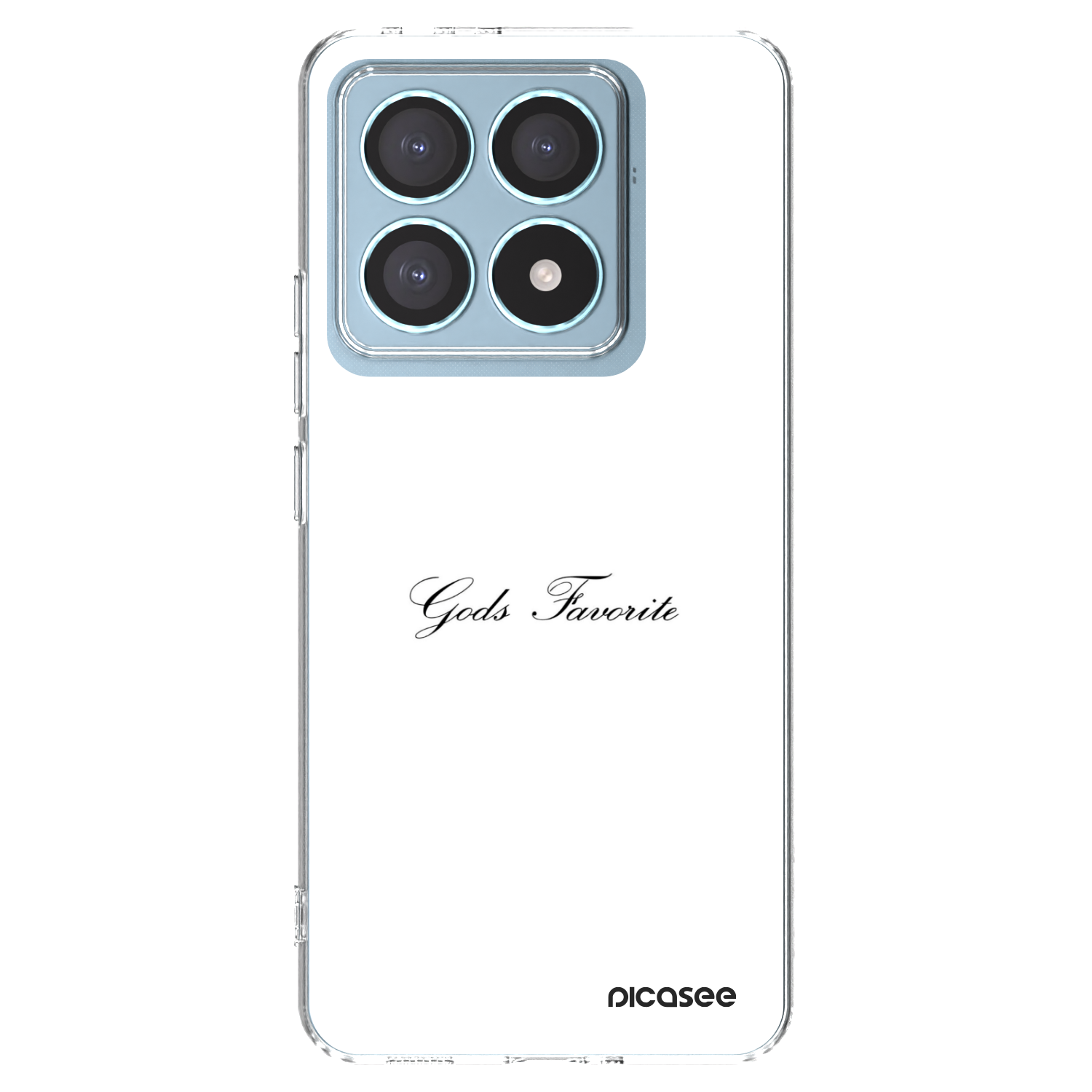 Picasee Xiaomi 14T Pro Hülle - Transparentes Silikon - Gods Favorite