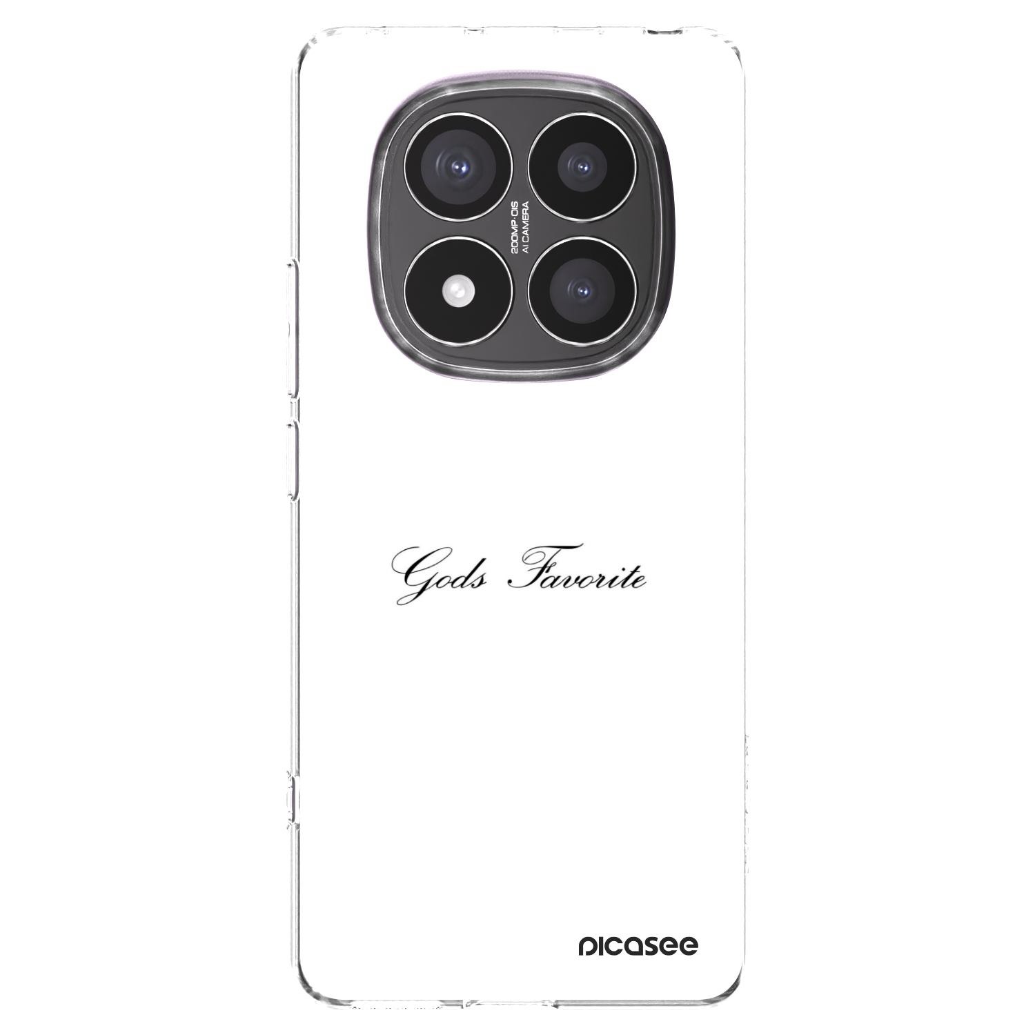 Picasee Xiaomi Redmi Note 14 Pro+ 5G Hülle - Transparentes Silikon - Gods Favorite
