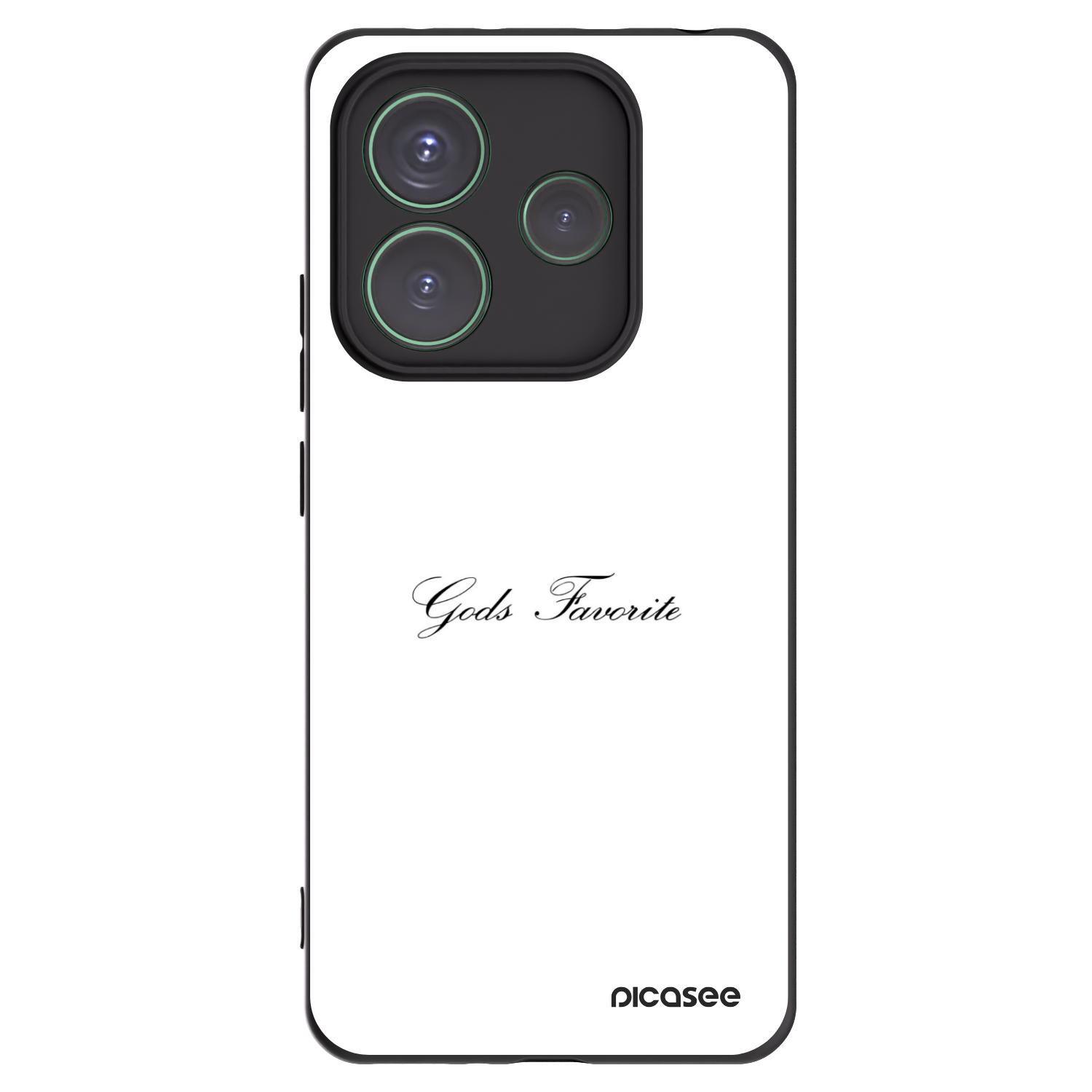 Picasee Xiaomi Redmi Note 14 5G Hülle - Schwarzes Silikon - Gods Favorite