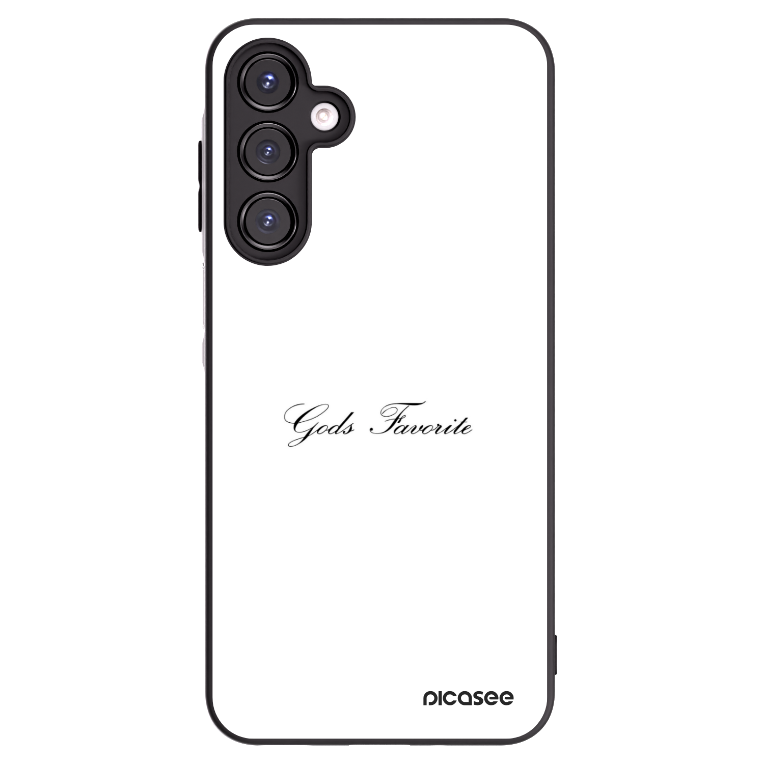 Picasee Samsung Galaxy A16 5G Hülle - Schwarzes Silikon - Gods Favorite