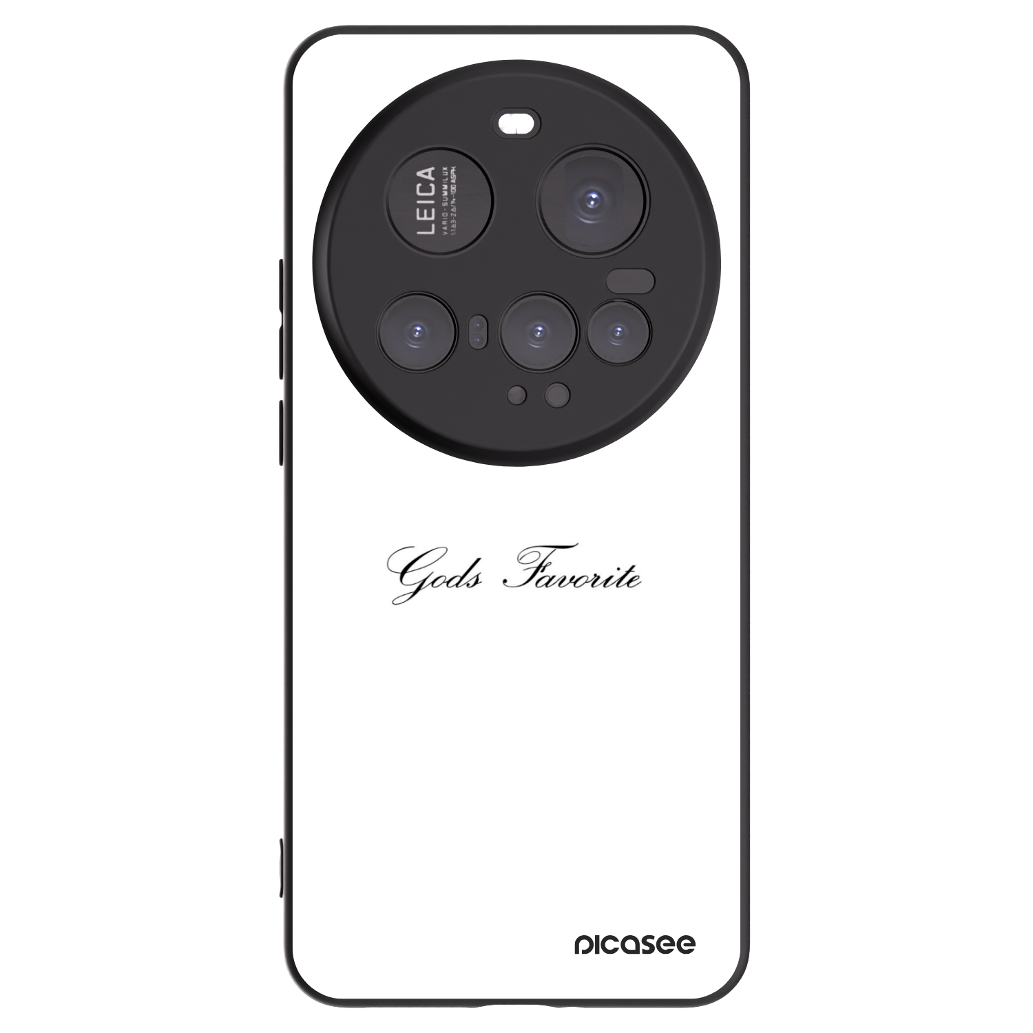 Picasee Xiaomi 15 Ultra Hülle - Schwarzes Silikon - Gods Favorite