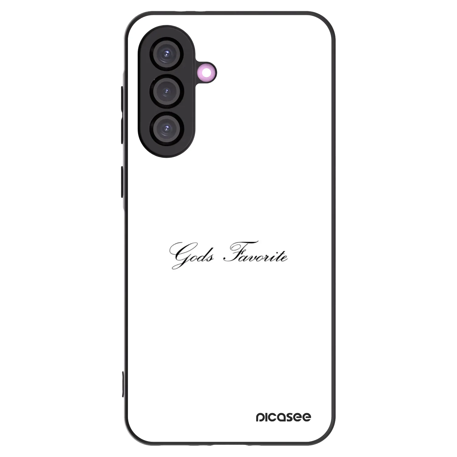 Picasee Samsung Galaxy A56 5G A566B Hülle - Schwarzes Silikon - Gods Favorite
