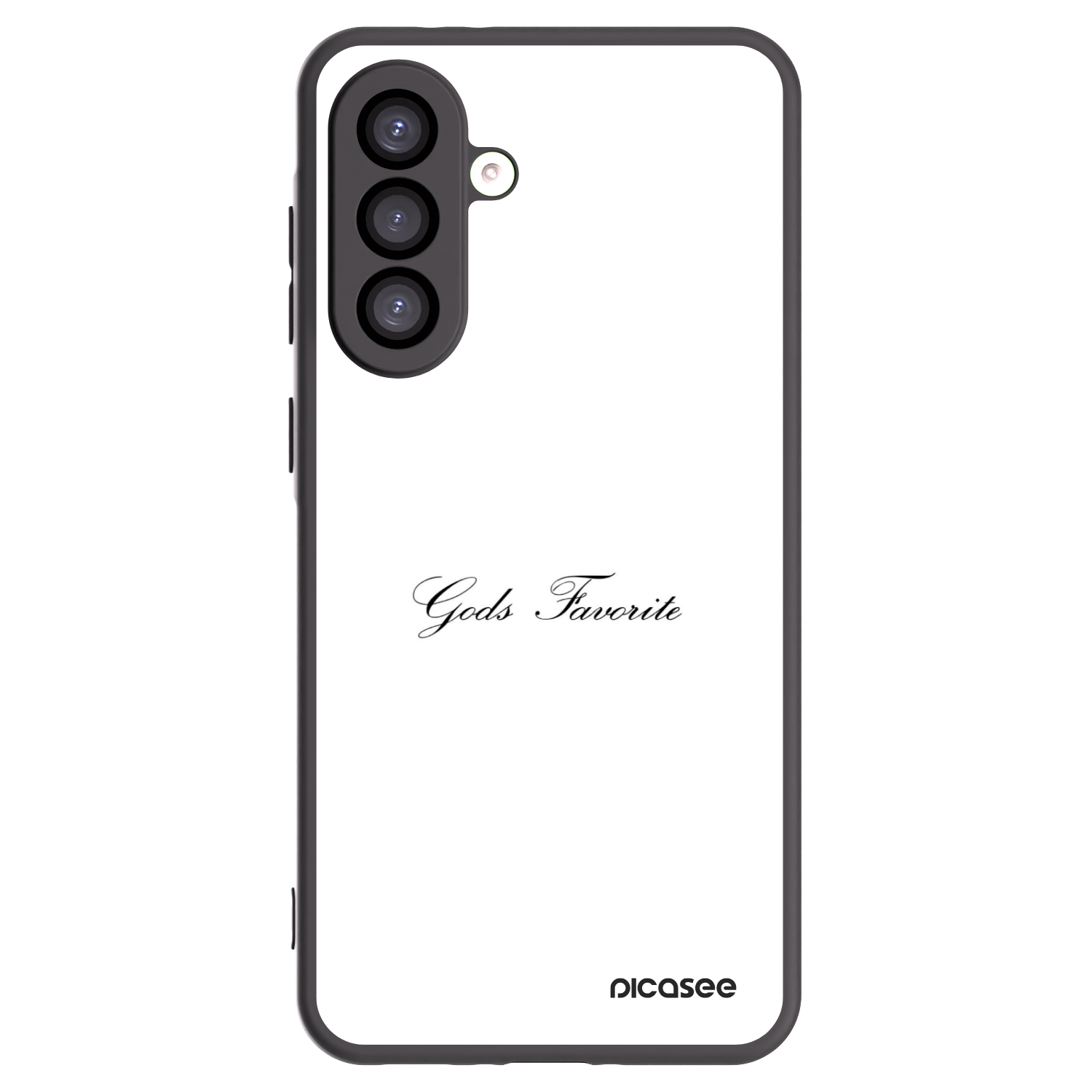 Picasee Samsung Galaxy A26 5G A266B Hülle - Schwarzes Silikon - Gods Favorite