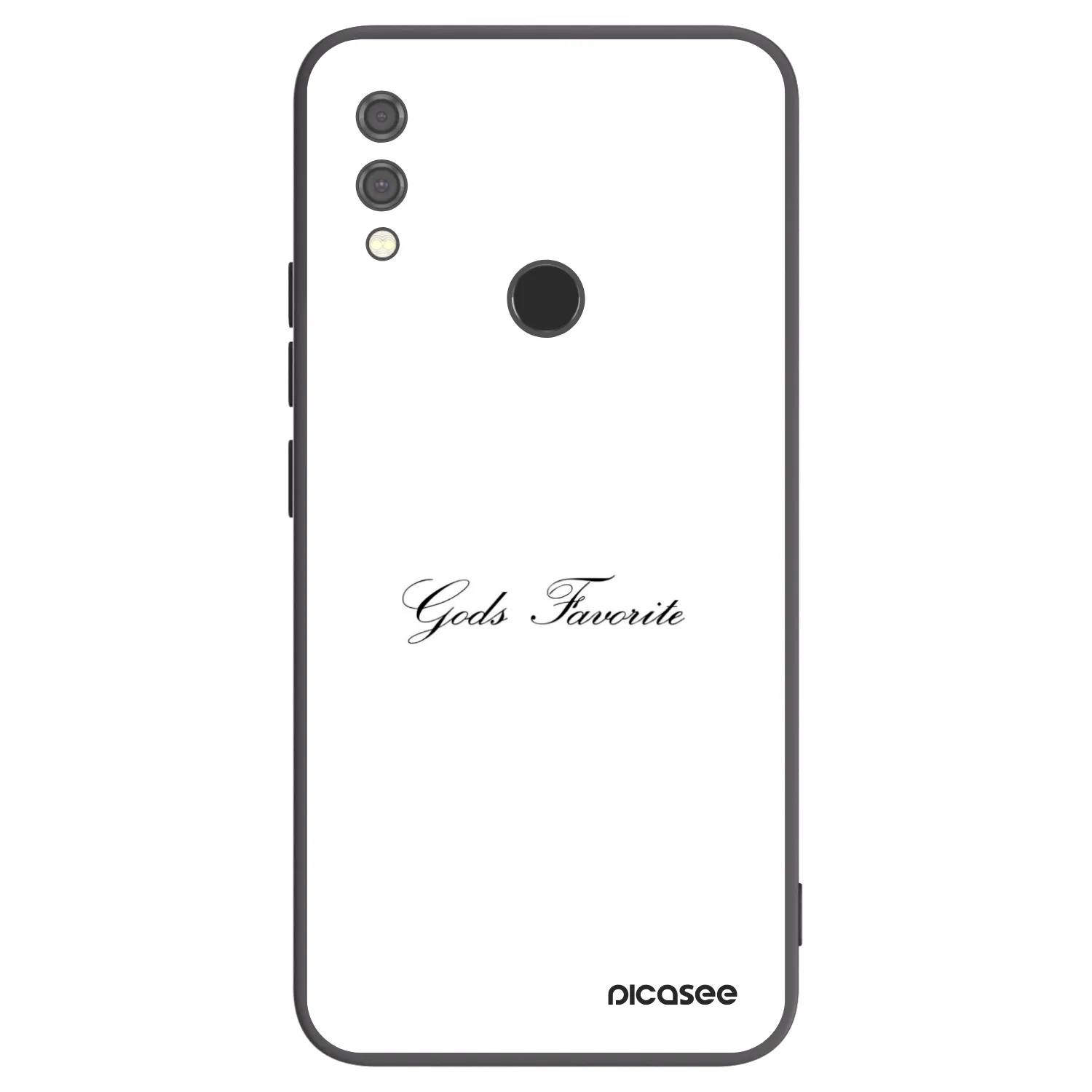 Picasee Xiaomi Redmi Note 7 Hülle - Schwarzes Silikon - Gods Favorite
