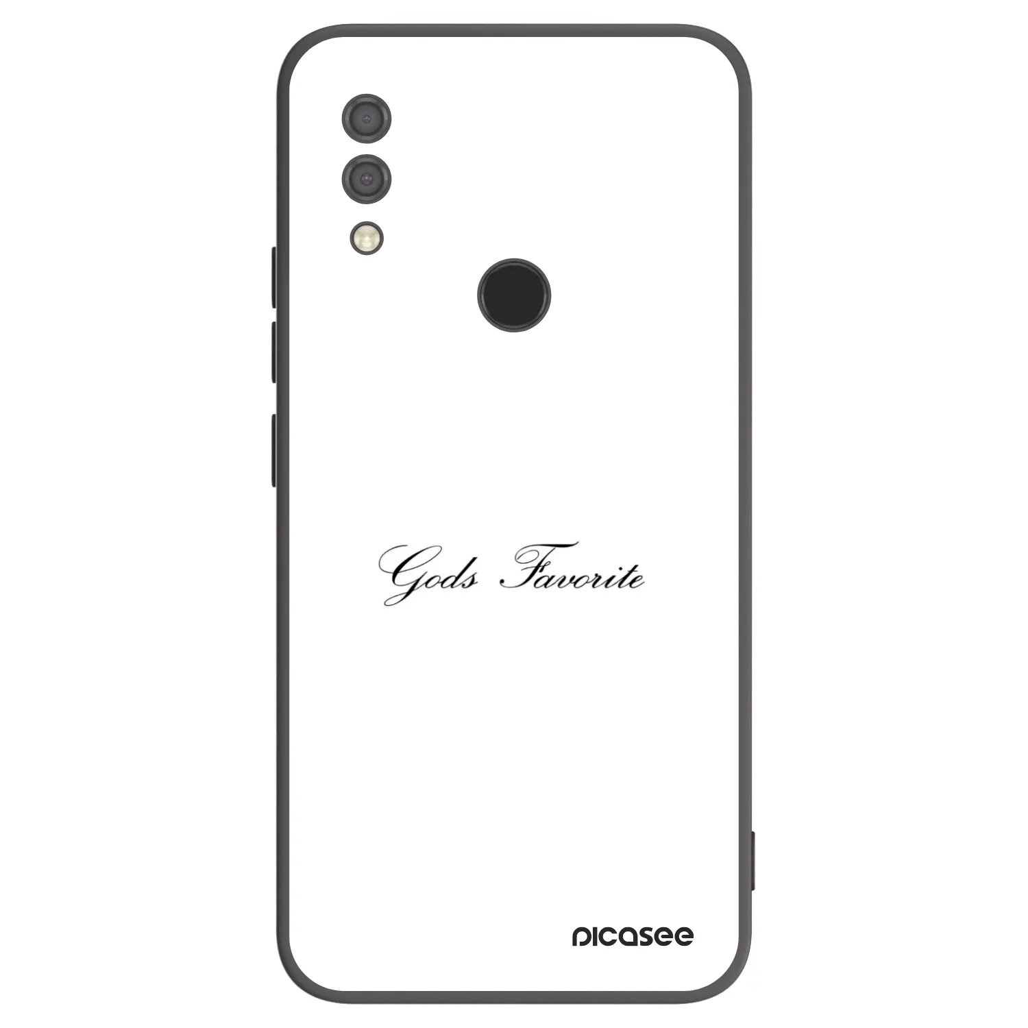 Picasee Xiaomi Redmi 7 Hülle - Schwarzes Silikon - Gods Favorite