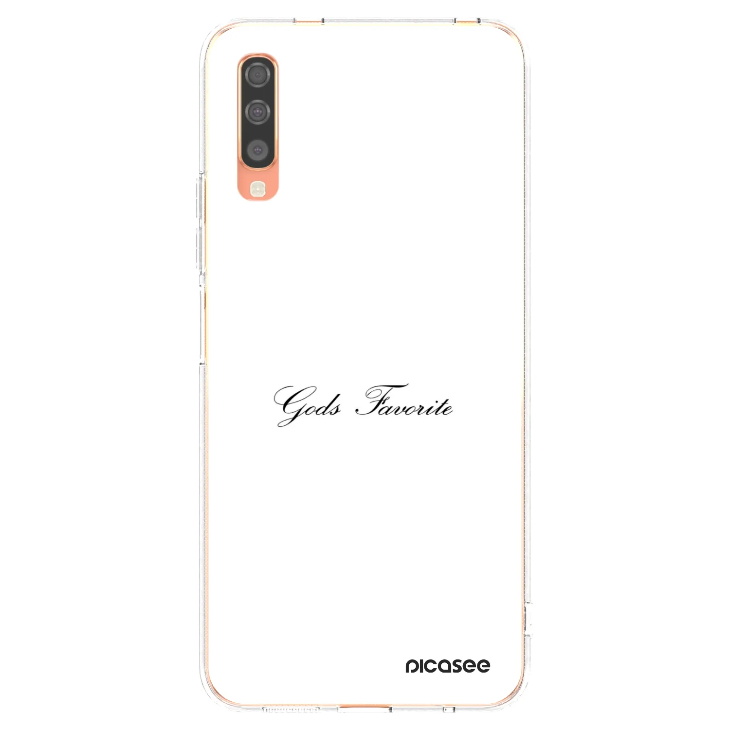 Picasee Samsung Galaxy A70 A705F Hülle - Transparentes Silikon - Gods Favorite