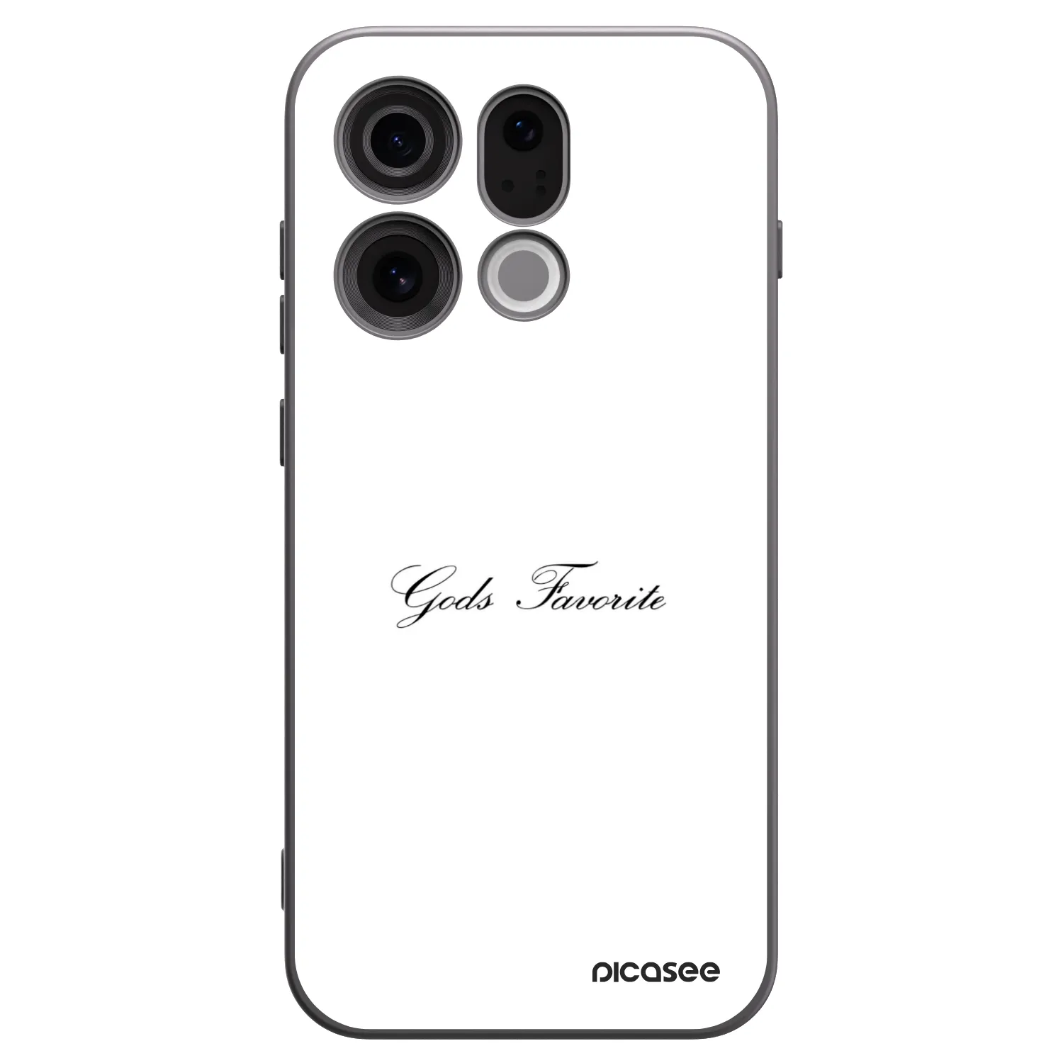 Picasee OPPO Find X9 Hülle - Schwarzes Silikon - Gods Favorite