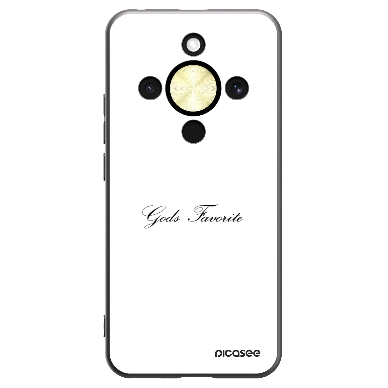 Picasee Honor Magic8 Lite 5G Hülle - Schwarzes Silikon - Gods Favorite
