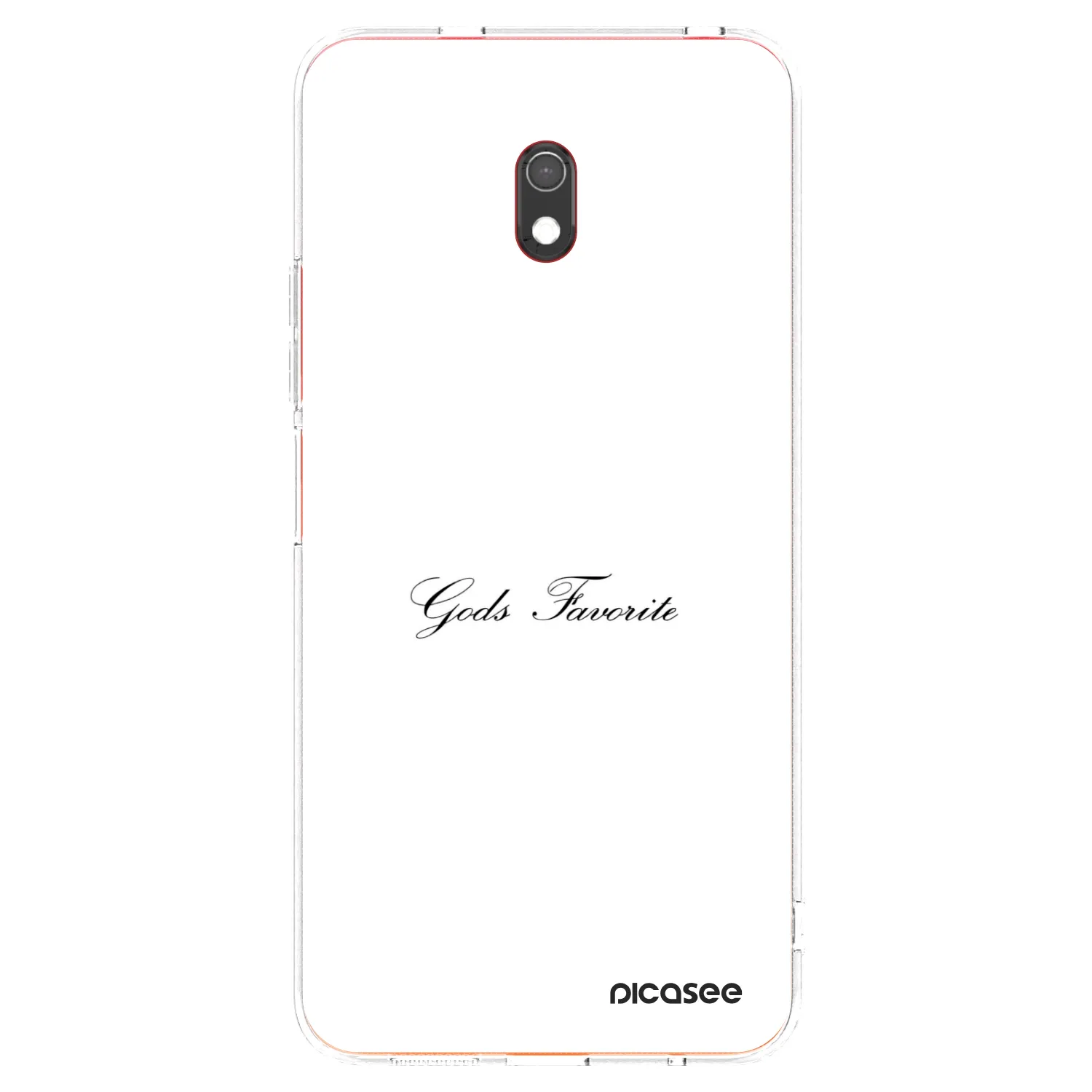 Picasee Xiaomi Redmi 8A Hülle - Transparentes Silikon - Gods Favorite