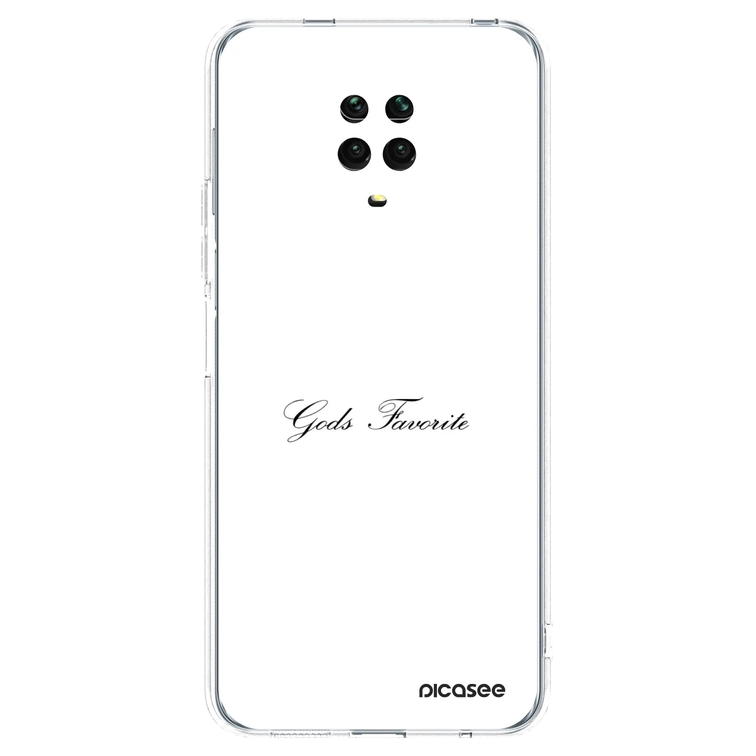 Picasee Xiaomi Redmi Note 9 Pro Hülle - Transparentes Silikon - Gods Favorite