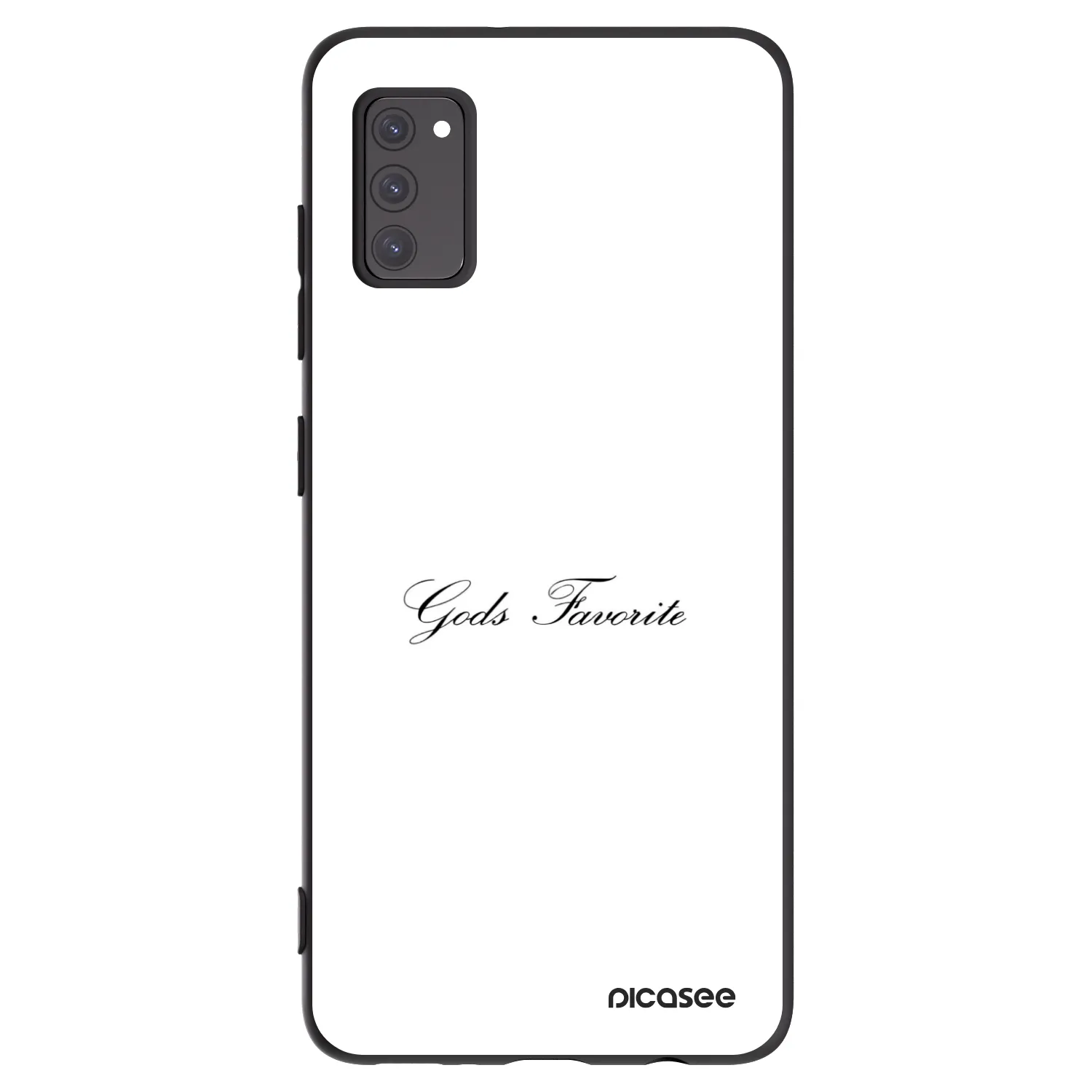 Picasee Samsung Galaxy A41 A415F Hülle - Schwarzes Silikon - Gods Favorite