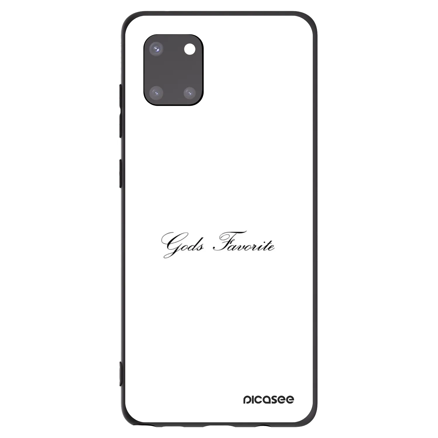Picasee Samsung Galaxy Note 10 Lite N770F Hülle - Schwarzes Silikon - Gods Favorite