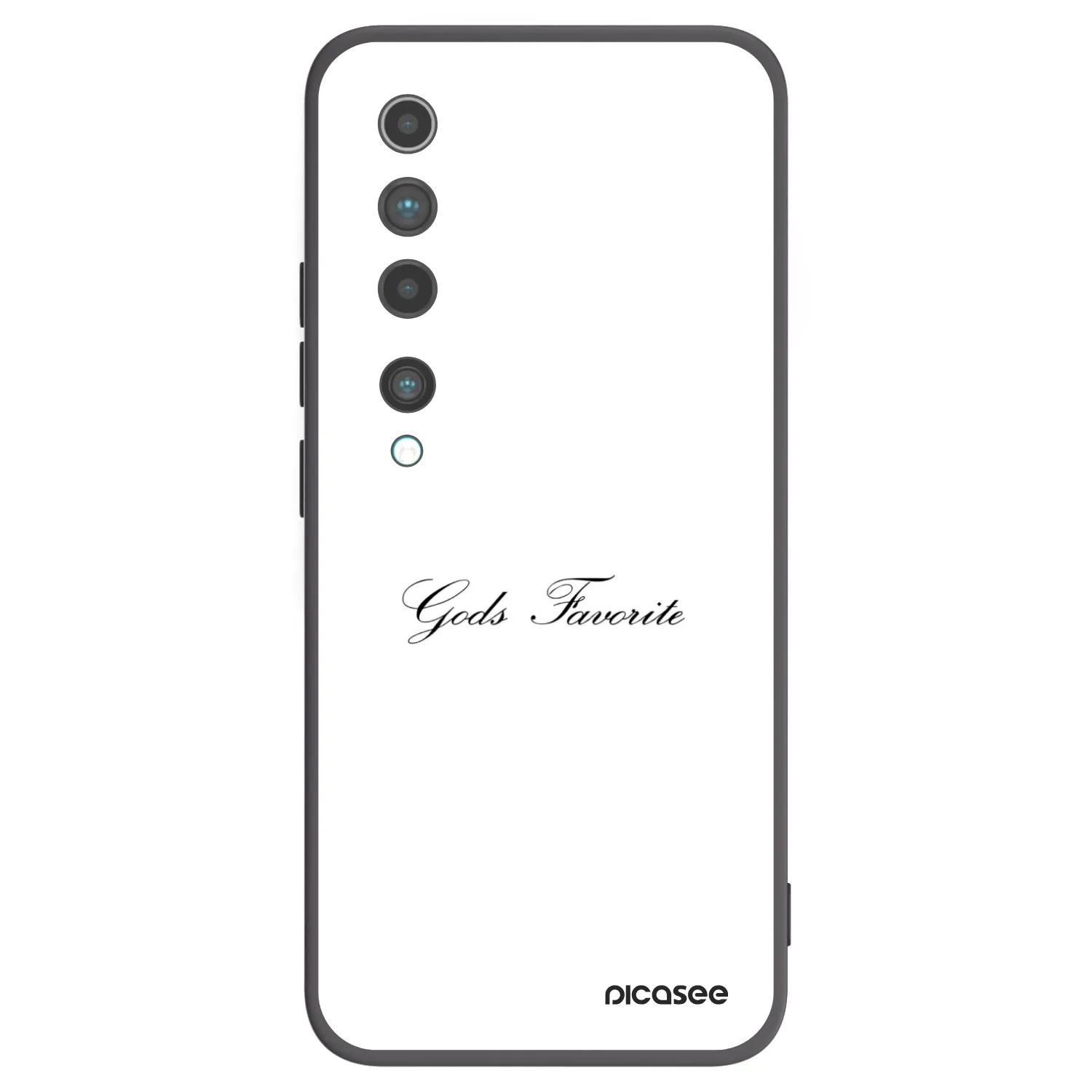 Picasee Xiaomi Mi 10 Hülle - Schwarzes Silikon - Gods Favorite