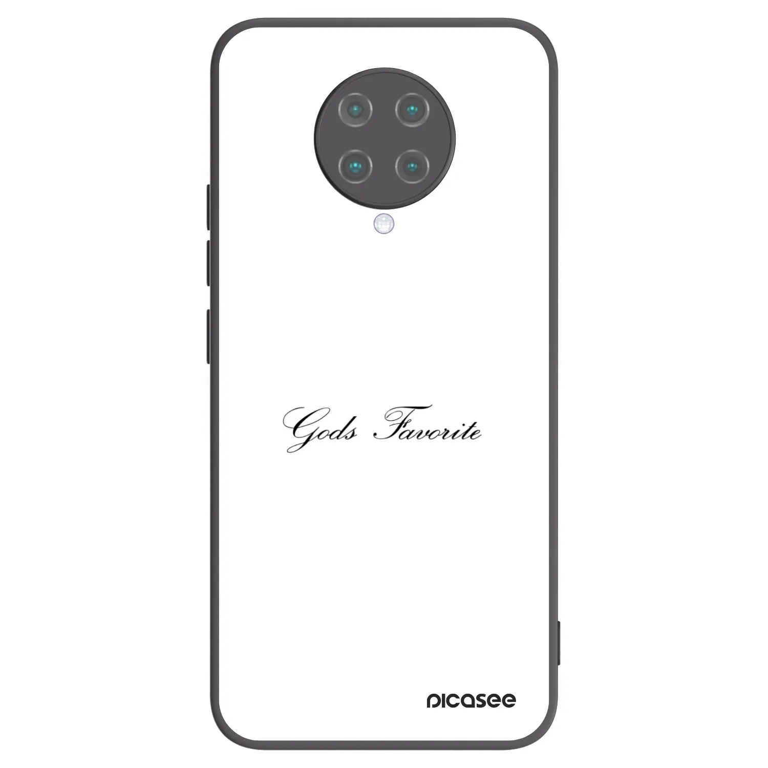 Picasee Xiaomi Poco F2 Pro Hülle - Schwarzes Silikon - Gods Favorite