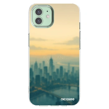 Picasee Apple iPhone 12 Pro Hülle - Transparentes Silikon - Airplane mode