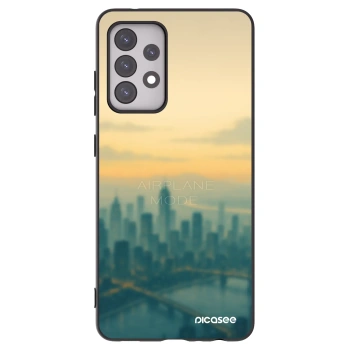Picasee Samsung Galaxy A52 5G A525F Hülle - Schwarzes Silikon - Airplane mode