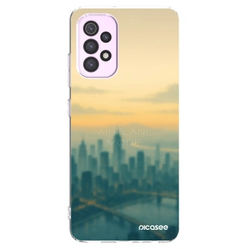 Picasee Samsung Galaxy A32 5G A326B Hülle - Transparentes Silikon - Airplane mode