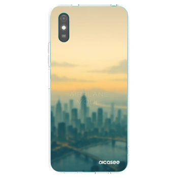 Picasee Xiaomi Redmi 9AT Hülle - Transparentes Silikon - Airplane mode