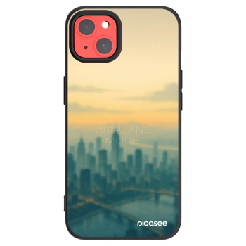 Picasee Apple iPhone 13 Hülle - Schwarzes Silikon - Airplane mode