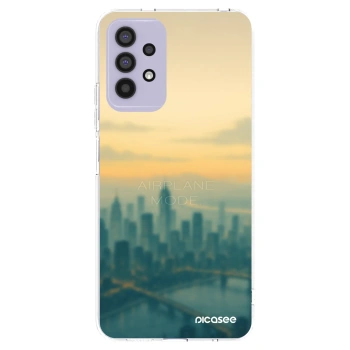 Picasee Samsung Galaxy A32 4G SM-A325F Hülle - Transparentes Silikon - Airplane mode