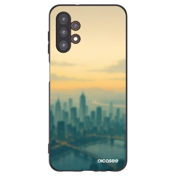 Picasee Samsung Galaxy A13 4G A135 Hülle - Schwarzes Silikon - Airplane mode