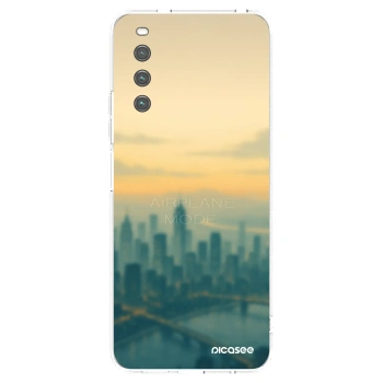 Picasee Sony Xperia 10 IV 5G Hülle - Transparentes Silikon - Airplane mode