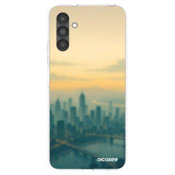 Picasee Samsung Galaxy A04s A047F Hülle - Transparentes Silikon - Airplane mode