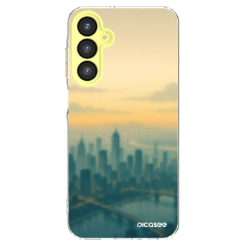 Picasee Samsung Galaxy A25 A256B 5G Hülle - Transparentes Silikon - Airplane mode