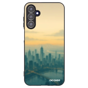 Picasee Samsung Galaxy A15 A155F 4G Hülle - Schwarzes Silikon - Airplane mode