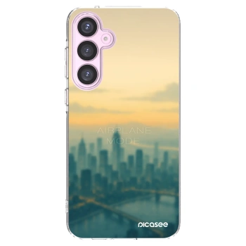 Picasee Samsung Galaxy A55 5G A556B Hülle - Transparentes Silikon - Airplane mode