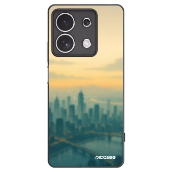 Picasee Xiaomi Redmi Note 13 4G Hülle - Schwarzes Silikon - Airplane mode