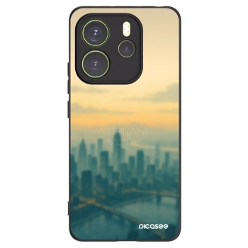 Picasee Xiaomi Redmi Note 14 4G Hülle - Schwarzes Silikon - Airplane mode