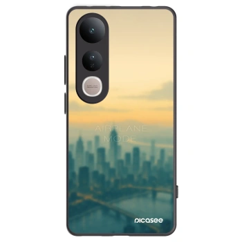 Picasee Vivo V50 Lite 5G Hülle - Schwarzes Silikon - Airplane mode