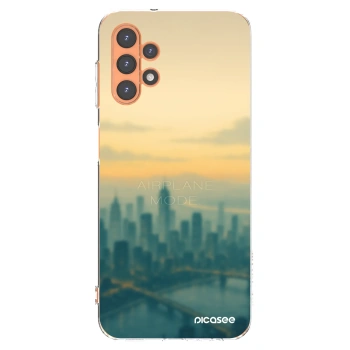 Picasee Samsung Galaxy A13 5G Hülle - Transparentes Silikon - Airplane mode