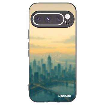 Picasee Google Pixel 9 Pro XL Hülle - Schwarzes Silikon - Airplane mode