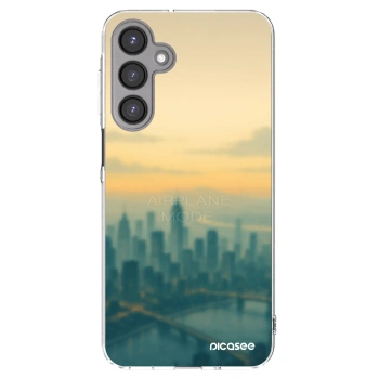 Picasee Samsung Galaxy A16 4G Hülle - Transparentes Silikon - Airplane mode