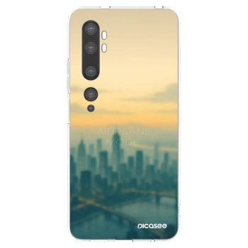 Picasee Xiaomi Mi Note 10 (Pro) Hülle - Transparentes Silikon - Airplane mode
