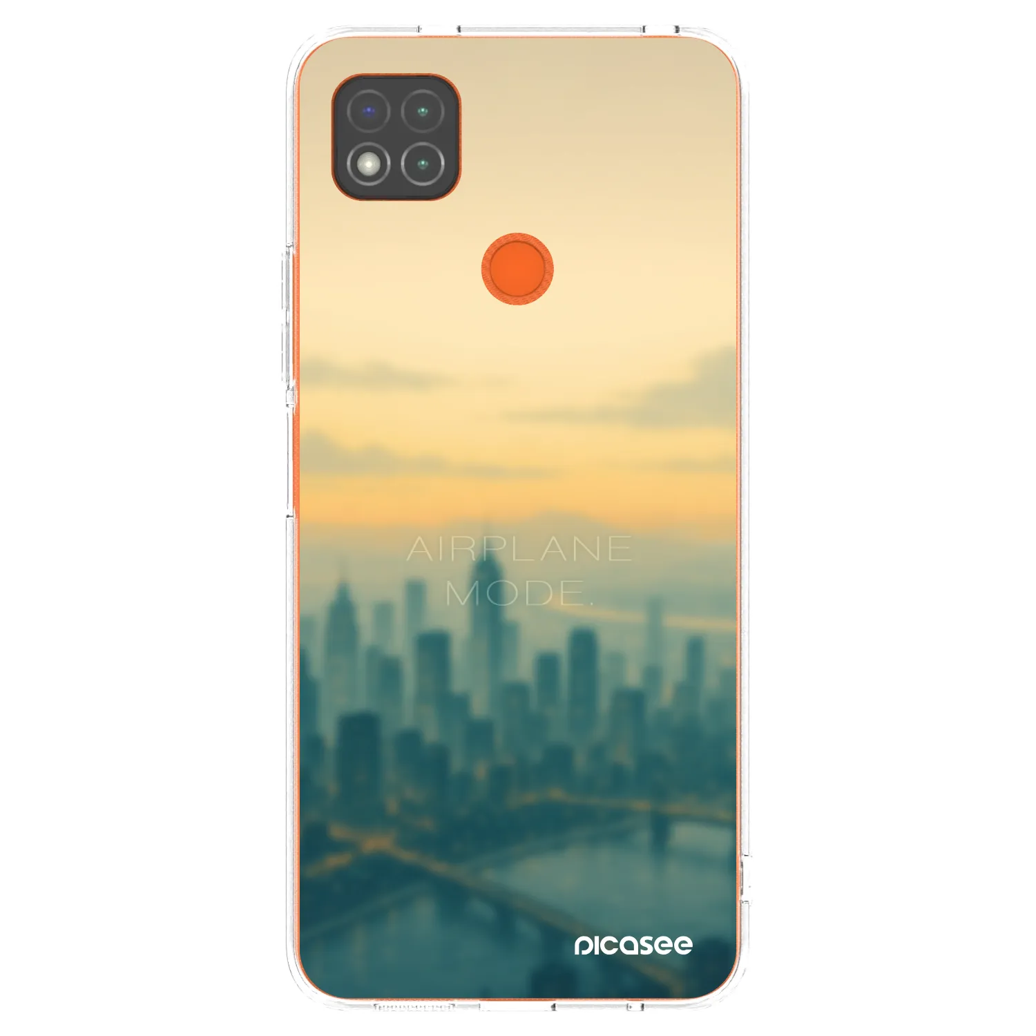 Picasee Xiaomi Redmi 9C Hülle - Transparentes Silikon - Airplane mode