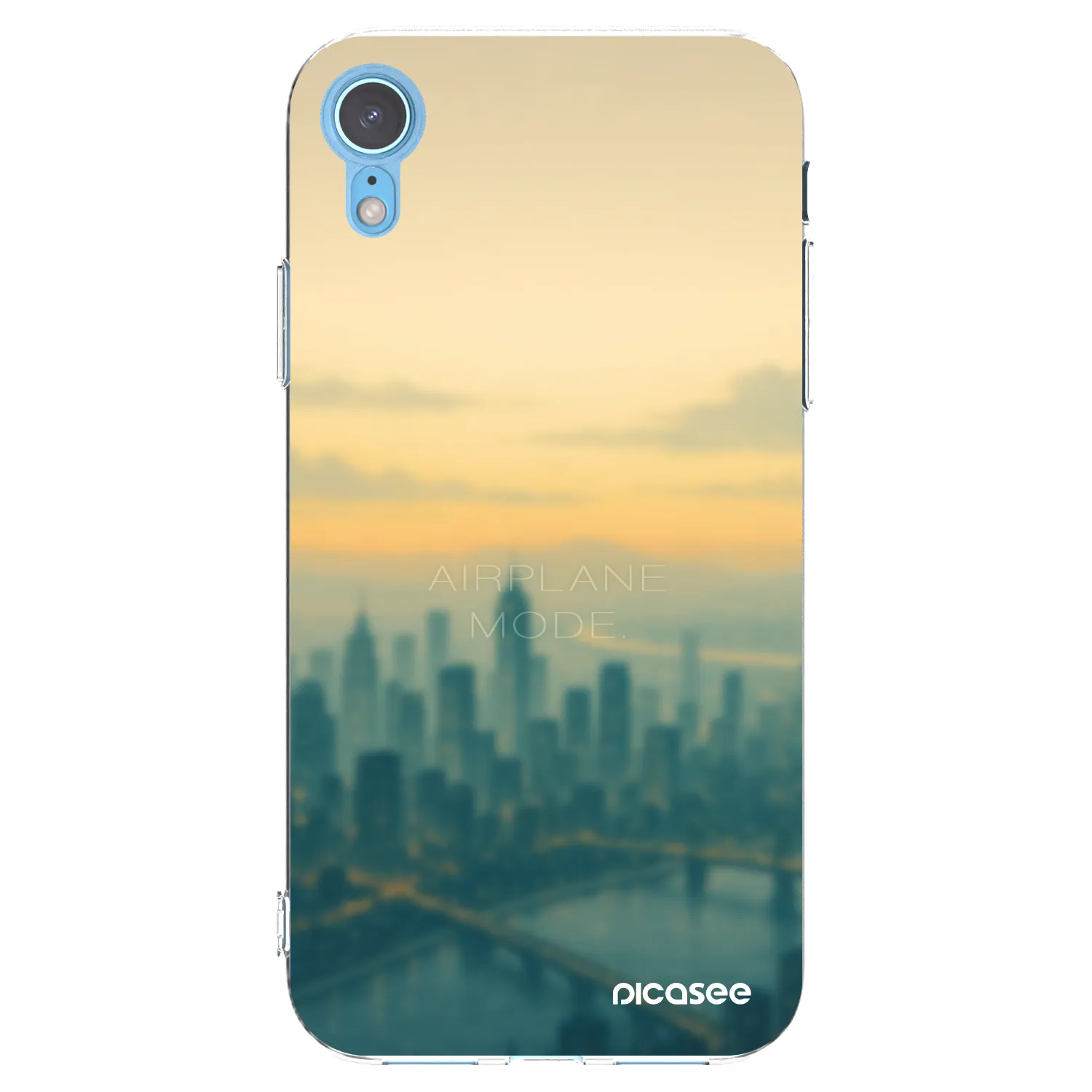 Picasee Apple iPhone XR Hülle - Transparentes Silikon - Airplane mode