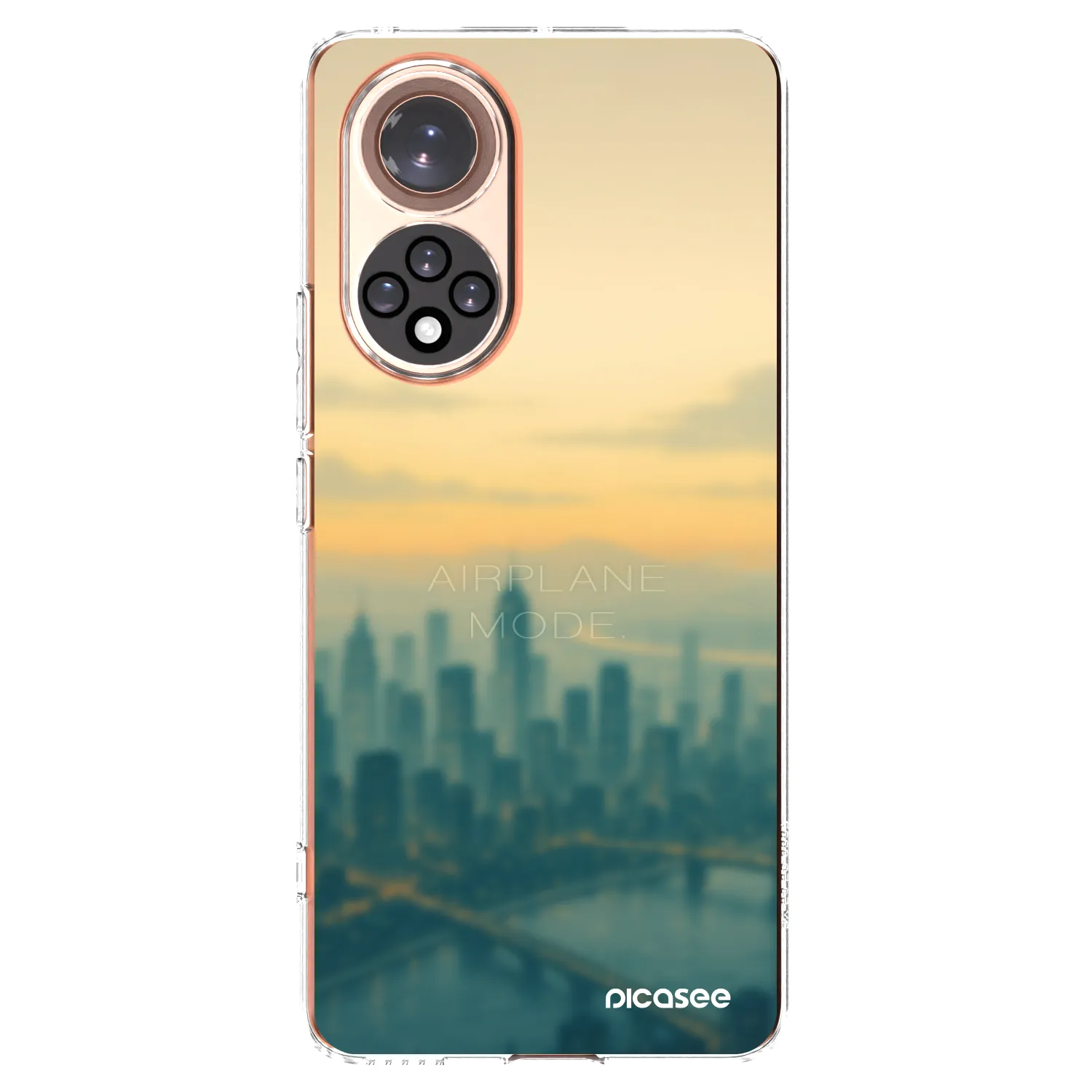 Picasee Huawei Nova 9 Hülle - Transparentes Silikon - Airplane mode