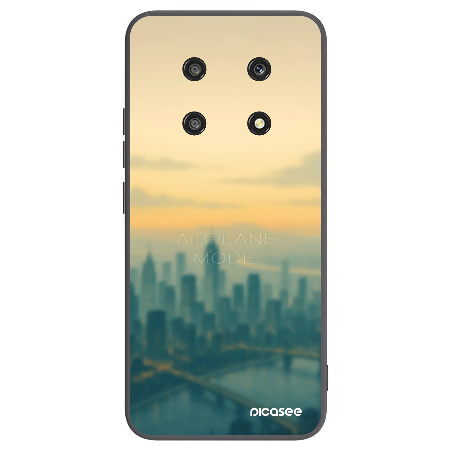Picasee Honor Magic4 Lite 5G Hülle - Schwarzes Silikon - Airplane mode